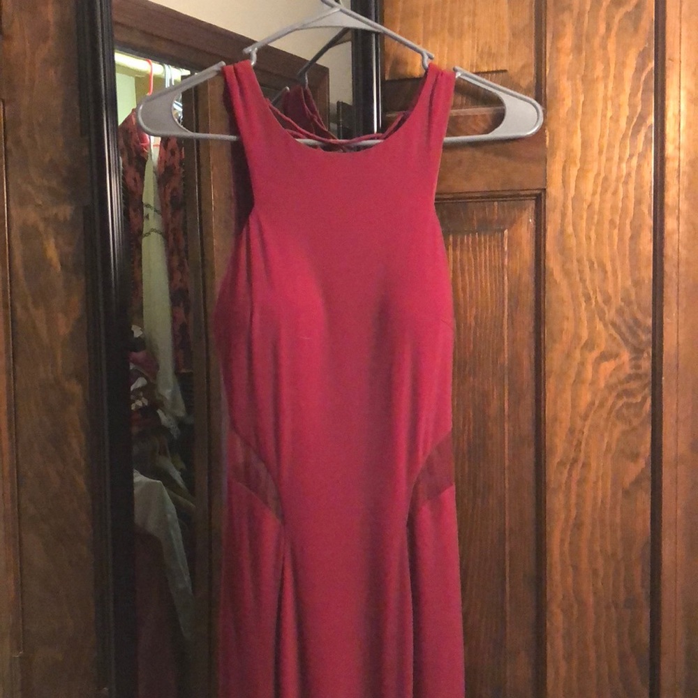 Prom dress (burgundy)